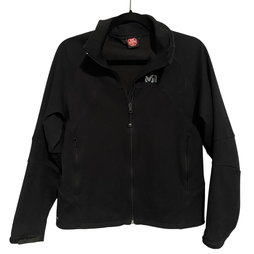 Millet Jacket Womens Large Wind Stopper Soft Shell Zip Climbing Hiking Outdoor